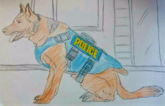 Сароян Жора. Собаки-полицейские. 